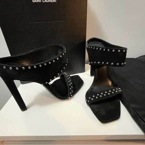Saint Laurent size 35 Mica Mule Brand New - Picture 5 of 7